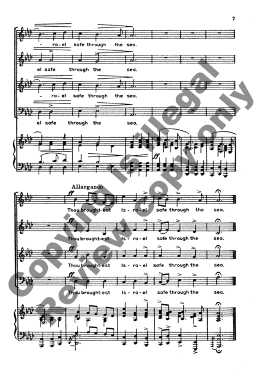 Thanks Be To Thee 4-Part scores gallery preview page 13