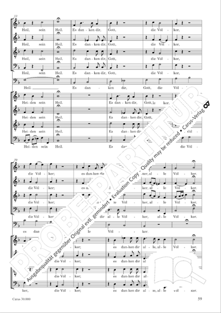 J.L. Bach: The complete motets Choir scores gallery preview page 66