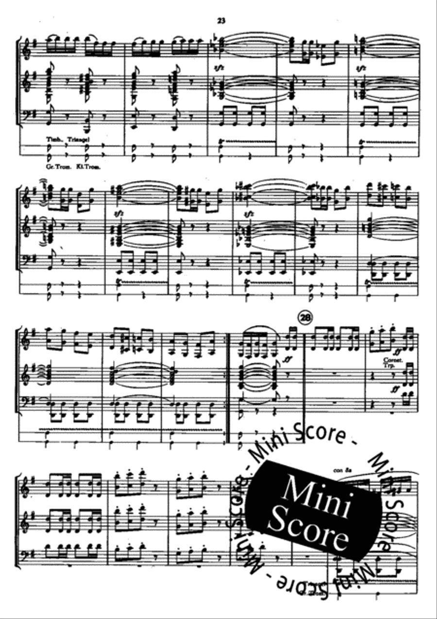 Wilhelm Tell/Guillaume Tell Concert Band scores gallery preview page 29