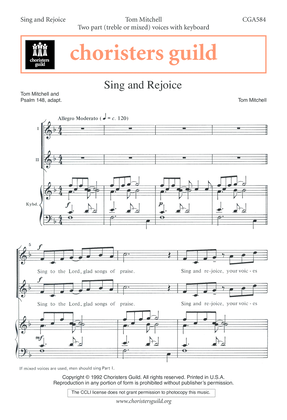 Book cover for Sing and Rejoice