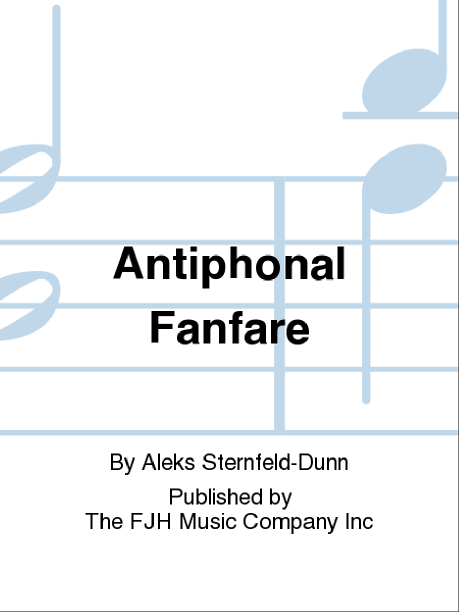 Antiphonal Fanfare Antiphonal Fanfare Concert Band scores gallery preview page 1