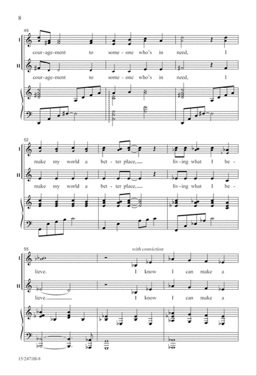 I Believe SSA scores gallery preview page 9