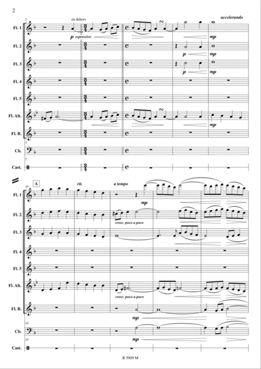 Fiesta de amigos Fiesta de amigos Flute scores gallery preview page 3