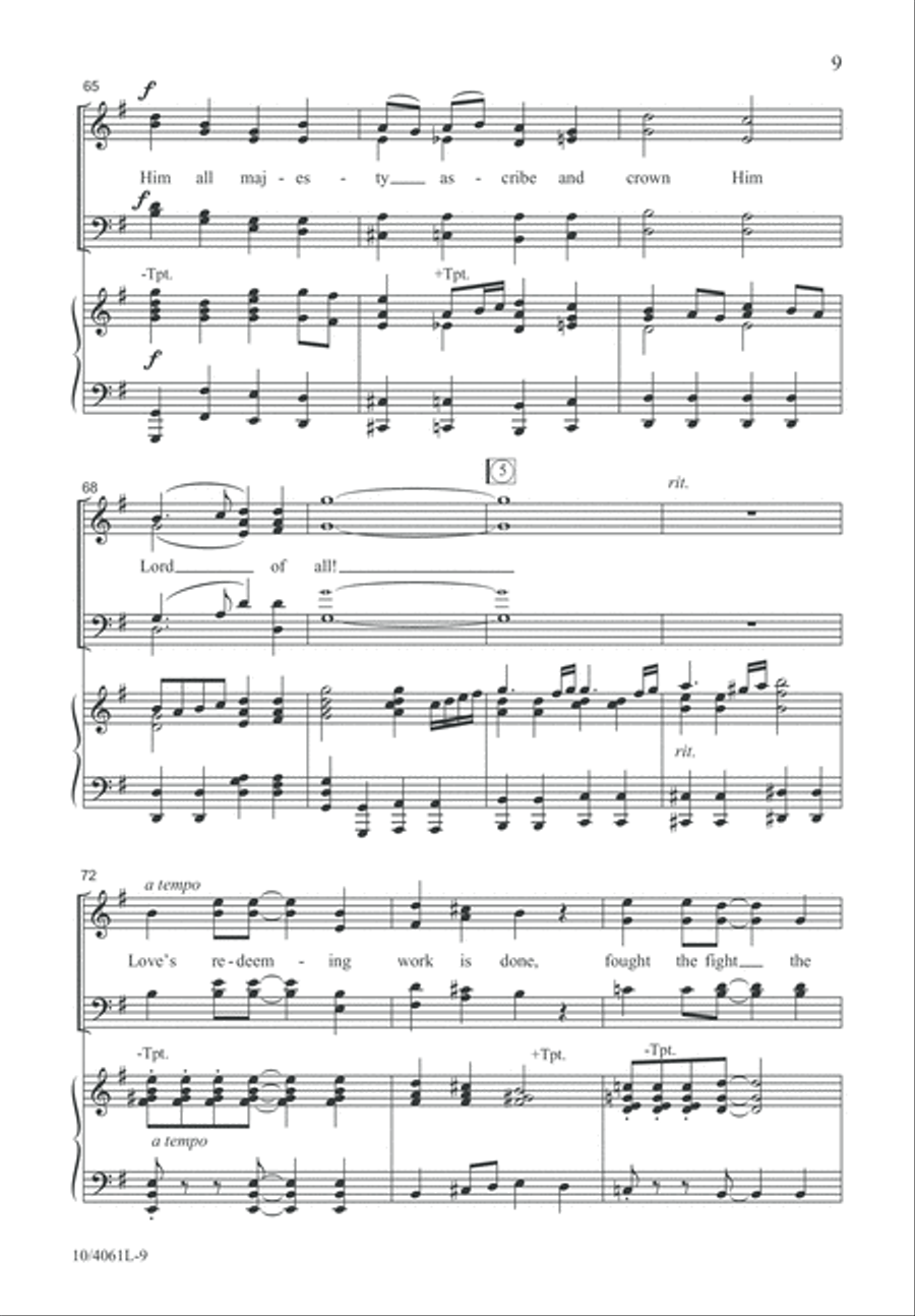 Resurrection Power 4-Part scores gallery preview page 9