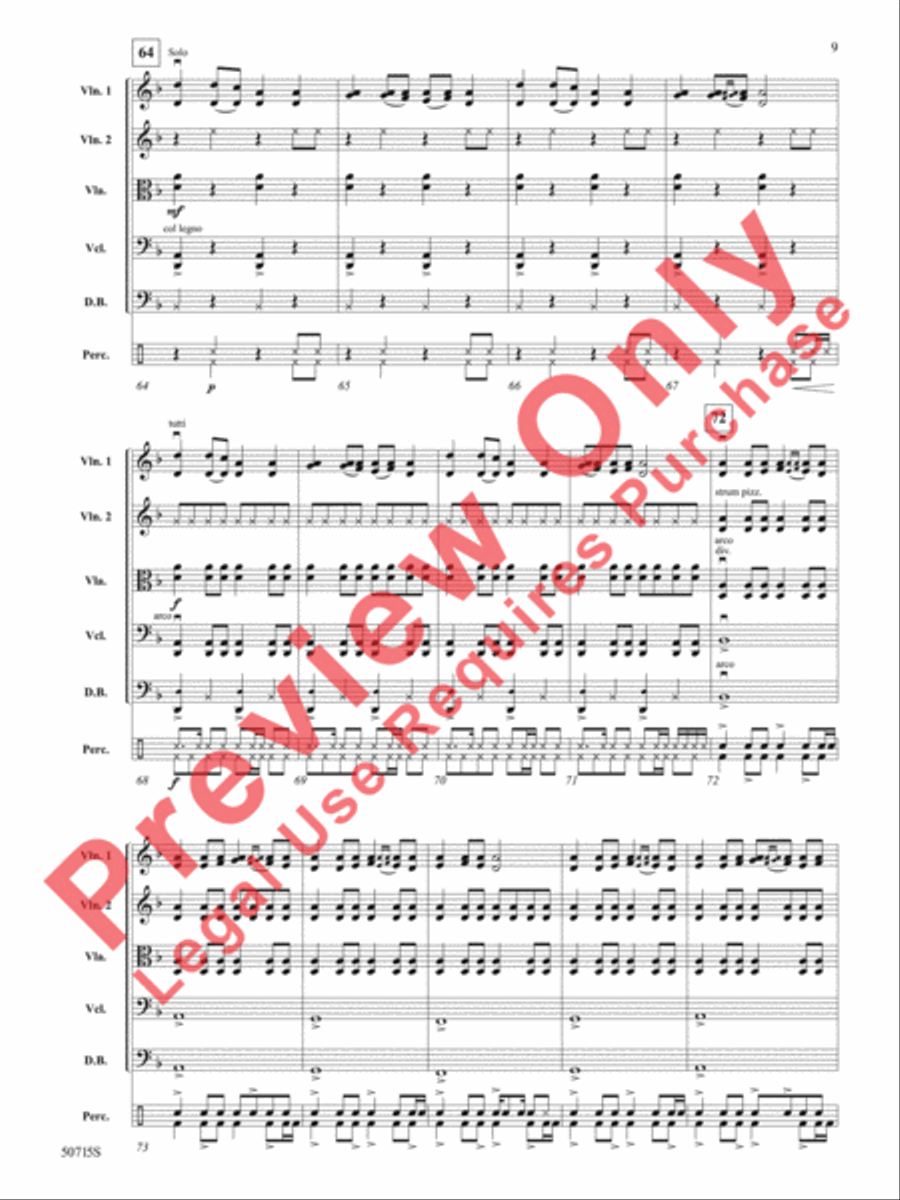 Battle Battle String Orchestra scores gallery preview page 10