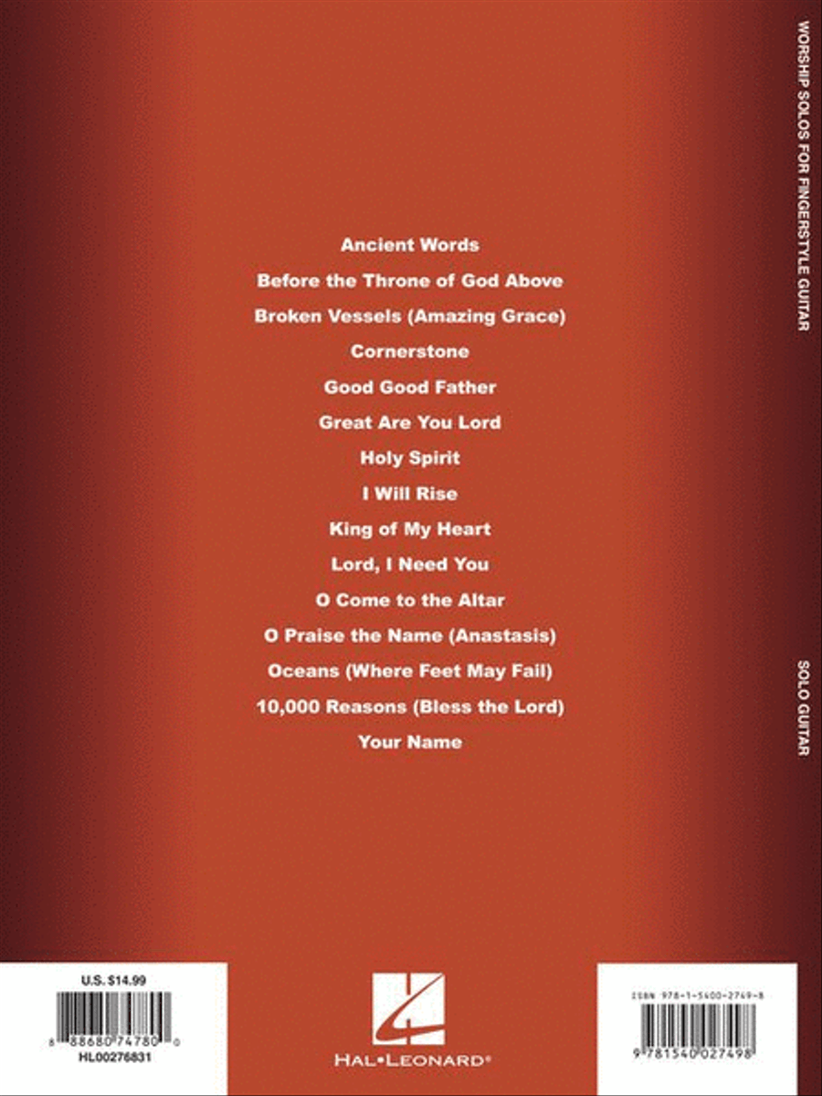 Worship Solos for Fingerstyle Guitar Fingerpicking Guitar scores gallery preview page 6
