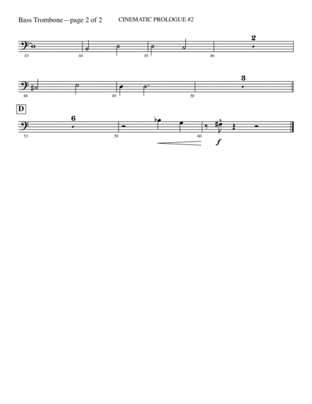 CINEMATIC PROLOGUE #2 Full Orchestra - Digital Sheet Music