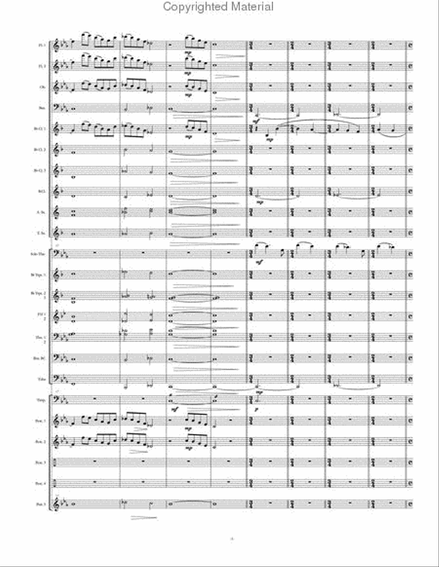 Seminar Concert Band scores gallery preview page 4