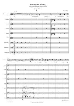 Concerto for Kientzy (score)
