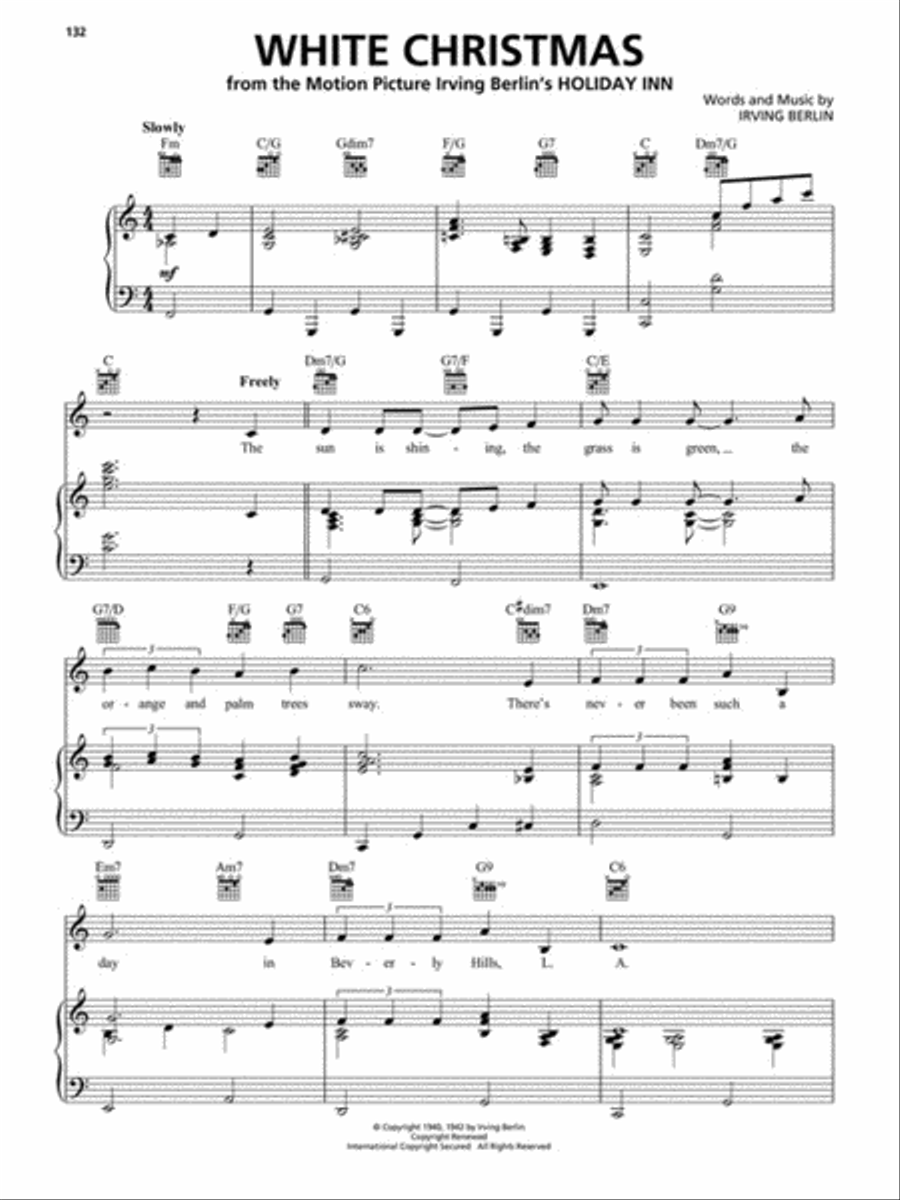 Popular Christmas Sheet Music: 1940-1979 Piano, Vocal, Guitar scores gallery preview page 5