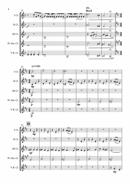 "Beatles Medley" Clarinet Choir arr. Adrian Wagner image number null