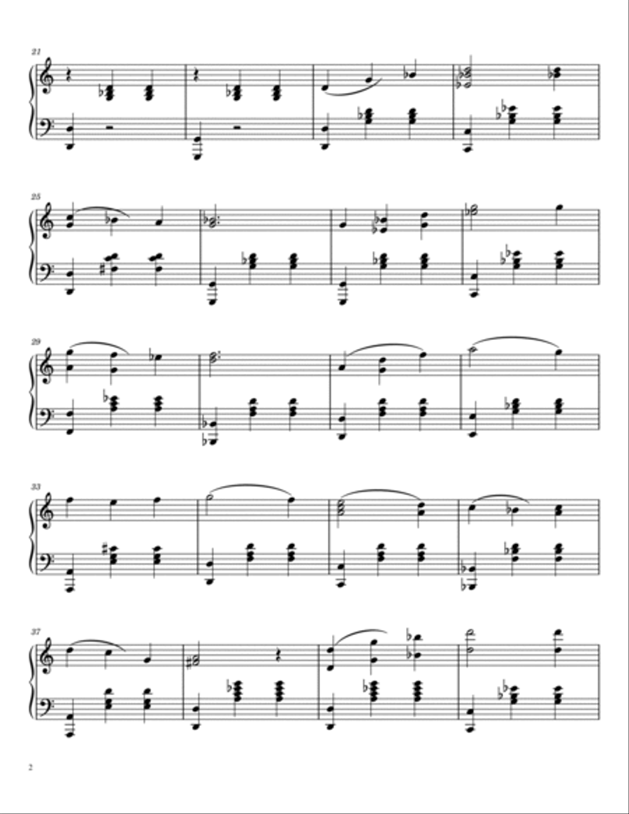 Howl's Moving Castle Piano Solo scores gallery preview page 2