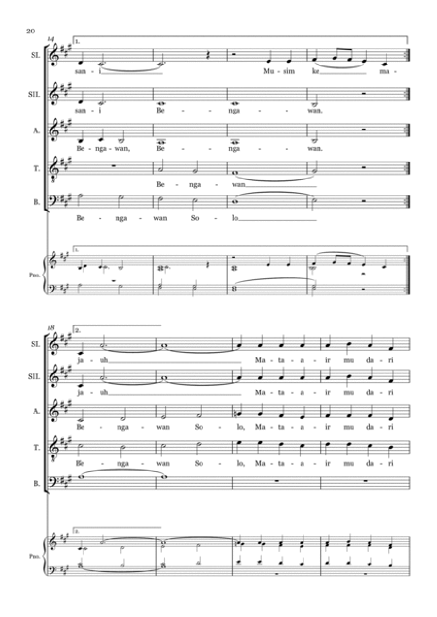 Bengawan Solo Divisi scores gallery preview page 3