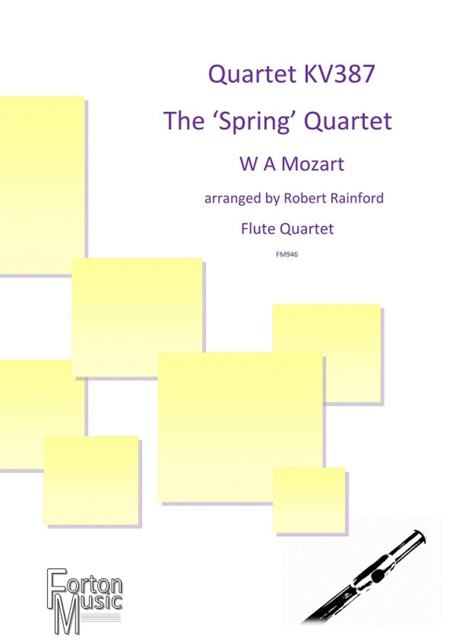 Book cover for Quartet KV387 The Spring Quartet