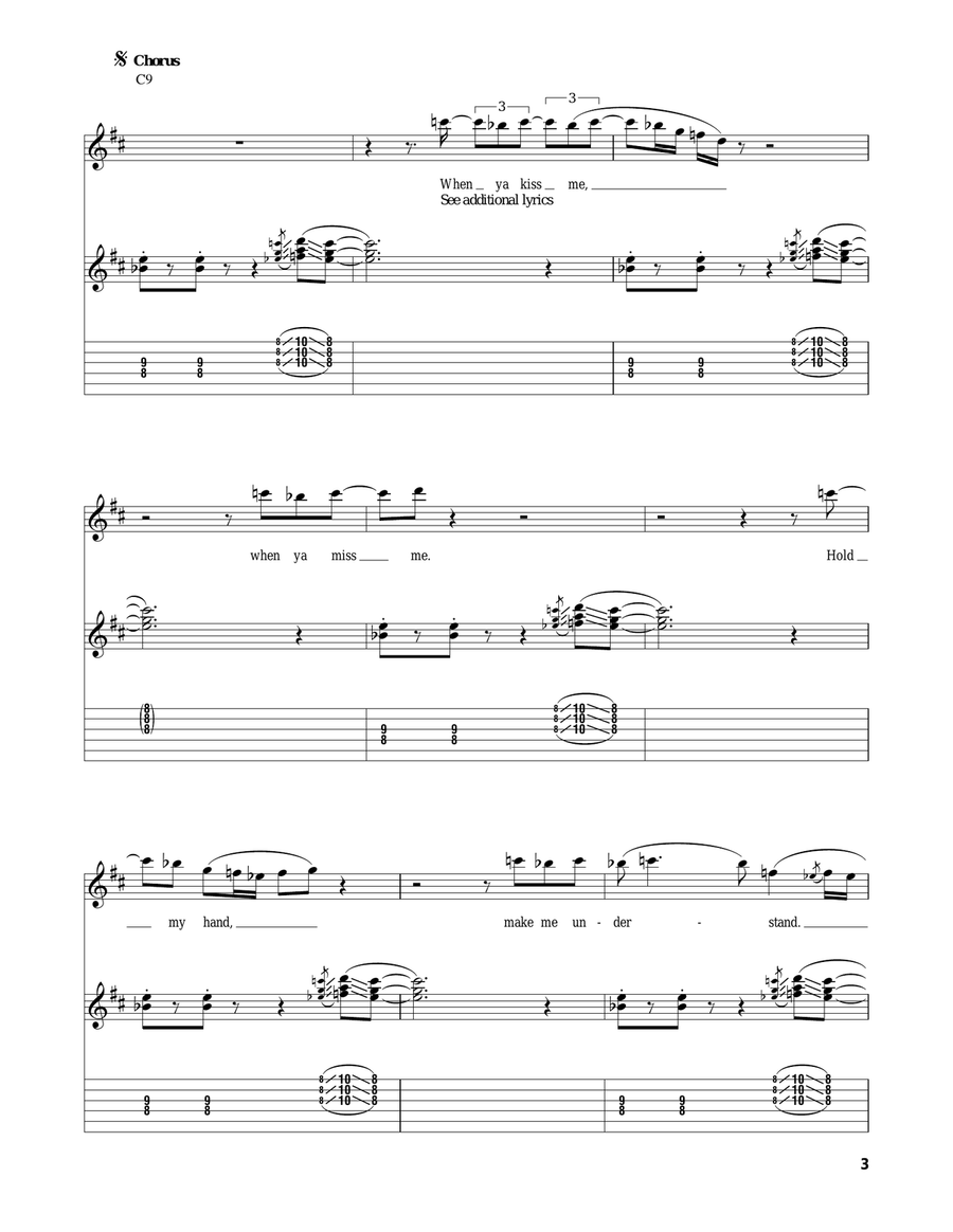 Cold Sweat, Pt. 1 Cold Sweat, Pt. 1 Acoustic Guitar scores gallery preview page 3