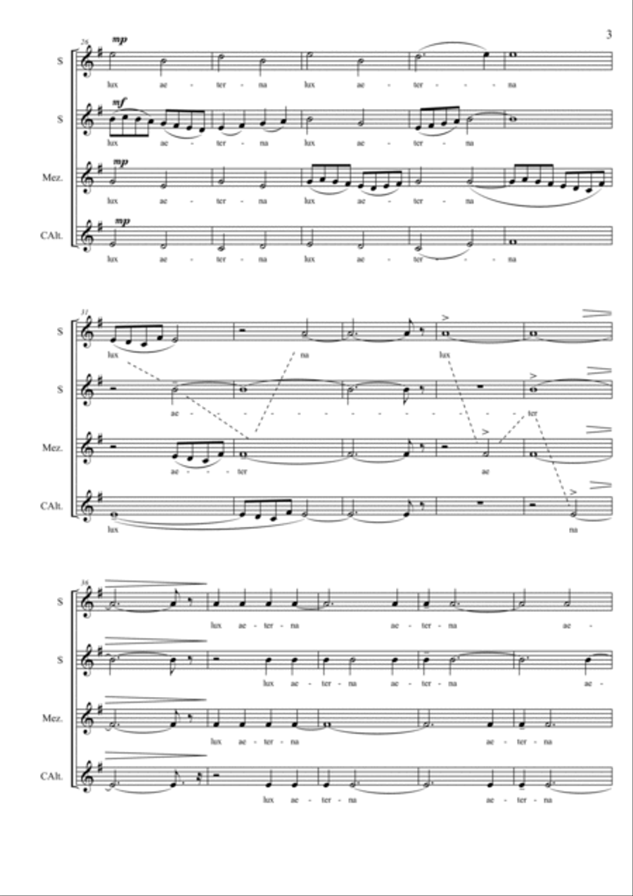 Lux Aeterna Lux Aeterna SSAA scores gallery preview page 3