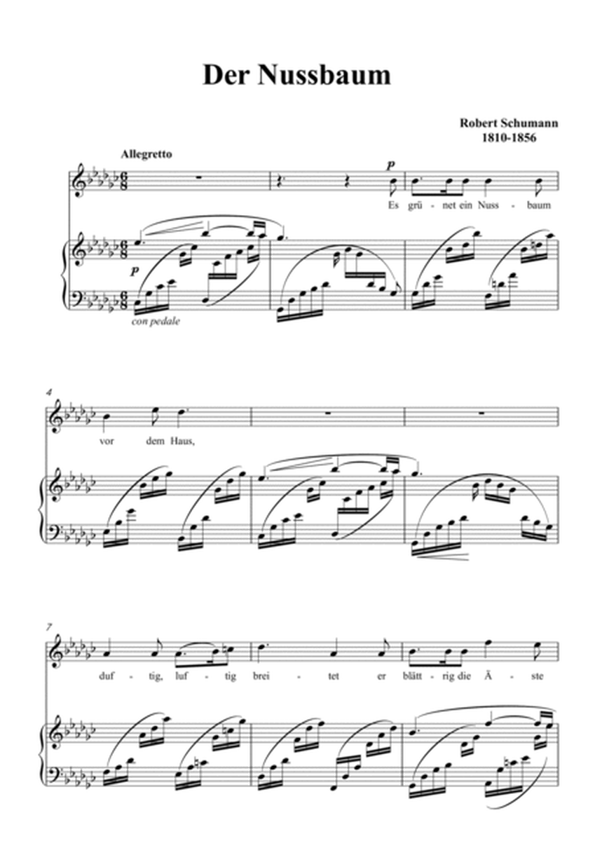 Schumann-Der Nussbaum in G♭ Major