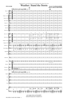 Weather: Stand The Storm (Full Orchestration) - Full Score
