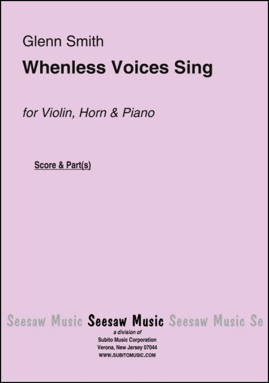 When Less Voices Sing Horn scores gallery preview page 1