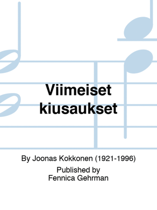 Viimeiset kiusaukset