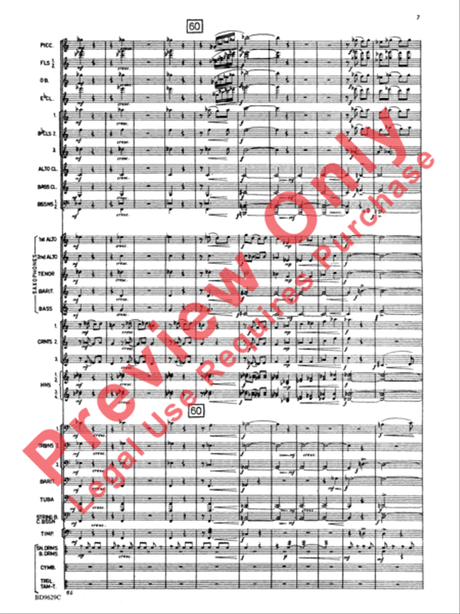 Fantasia for Band Concert Band scores gallery preview page 10