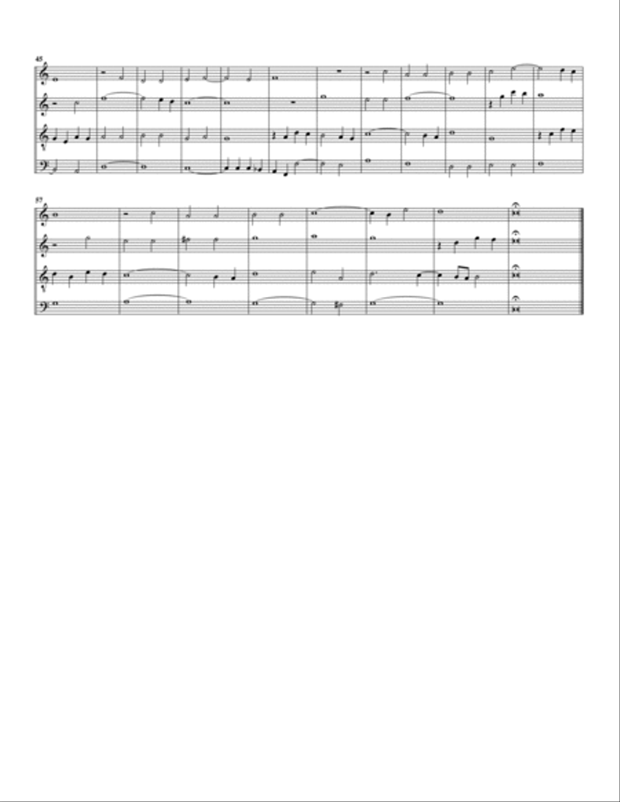 5 Ricercari from "Ariadne musica" (arrangement for 4 recorders)