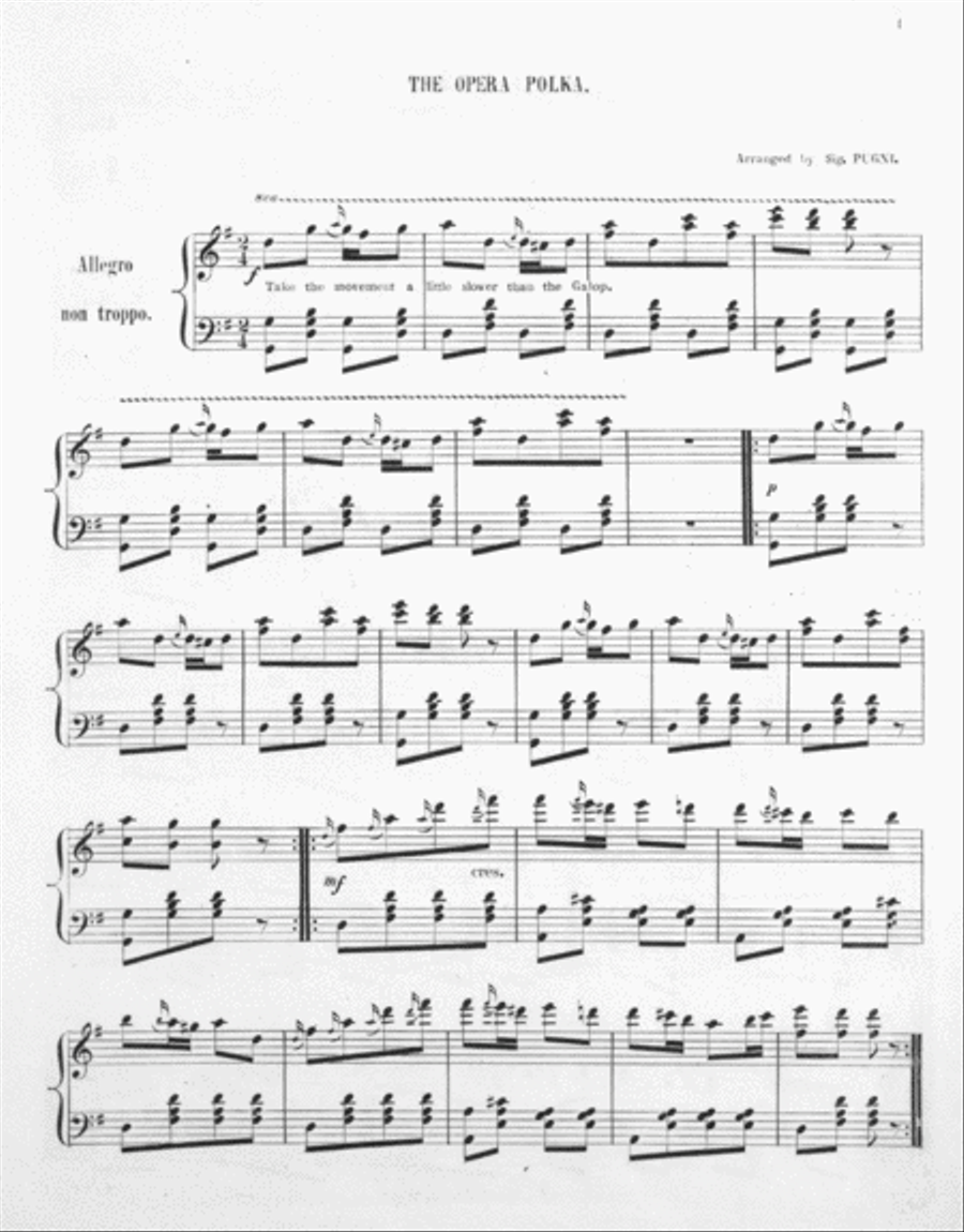The Opera Polka Piano Solo scores gallery preview page 2