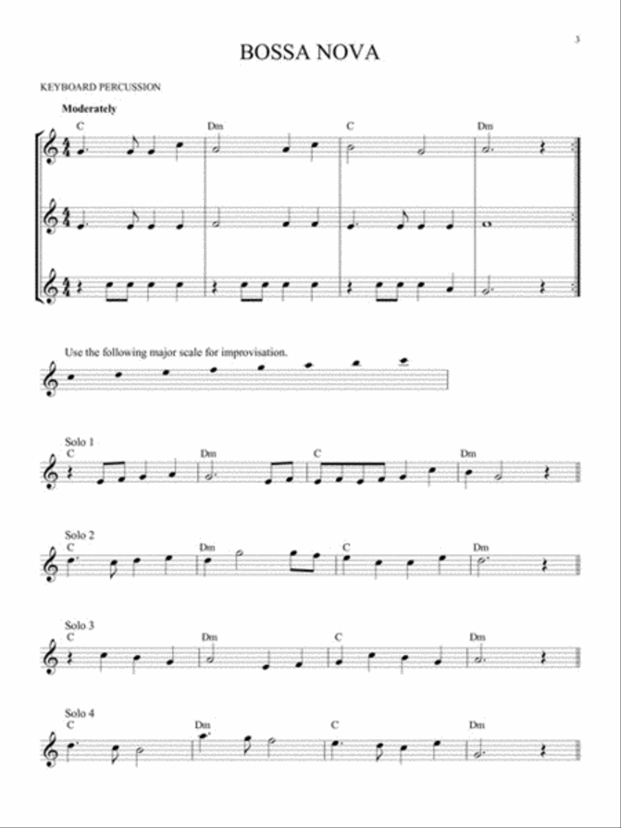 Easy Improvisation Percussion scores gallery preview page 3