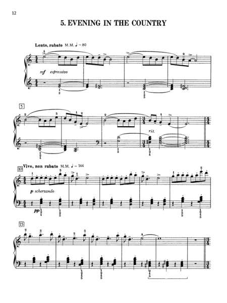 Bartók -- 10 Easy Pieces