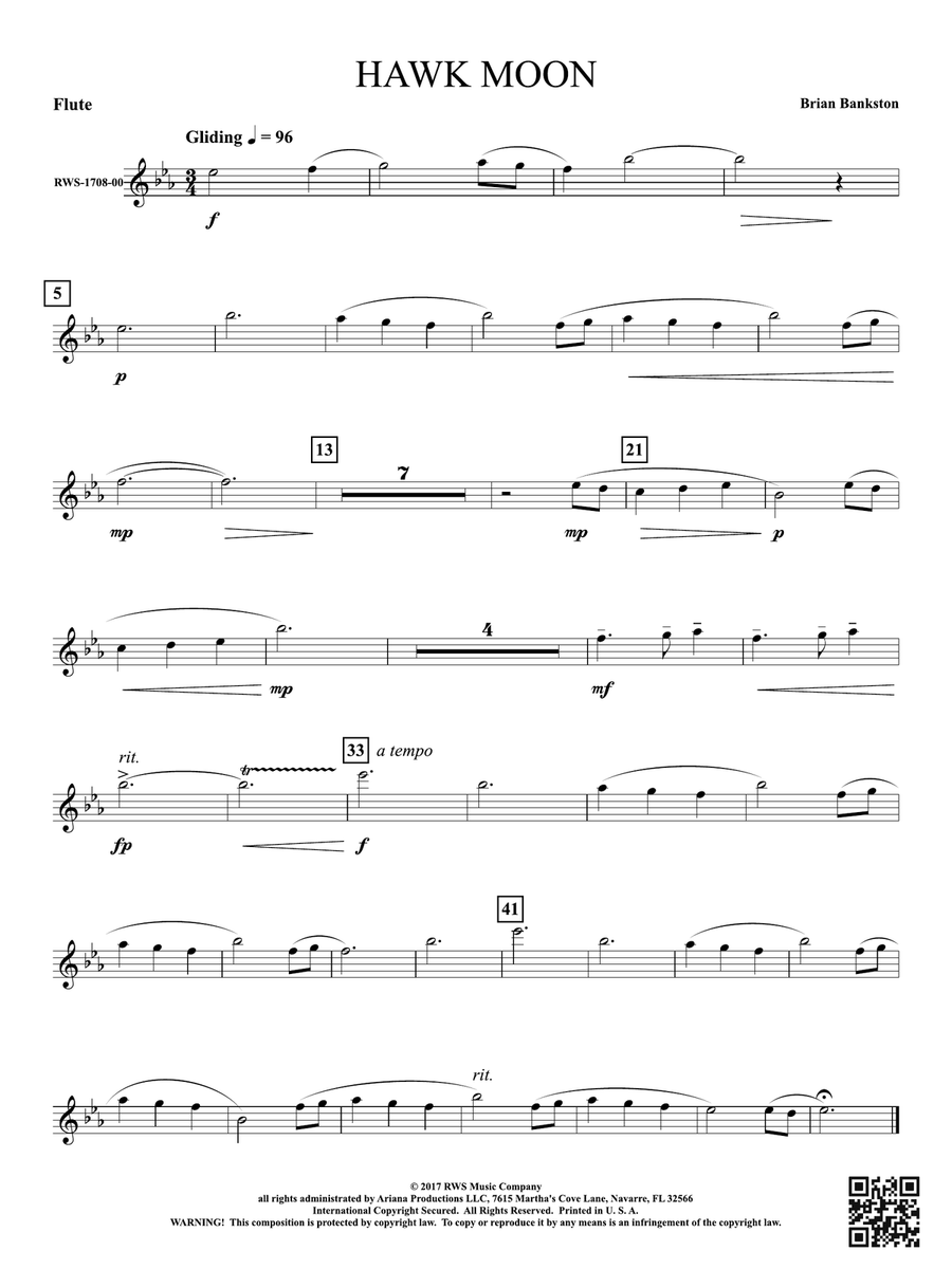Hawk Moon: 1st Flute