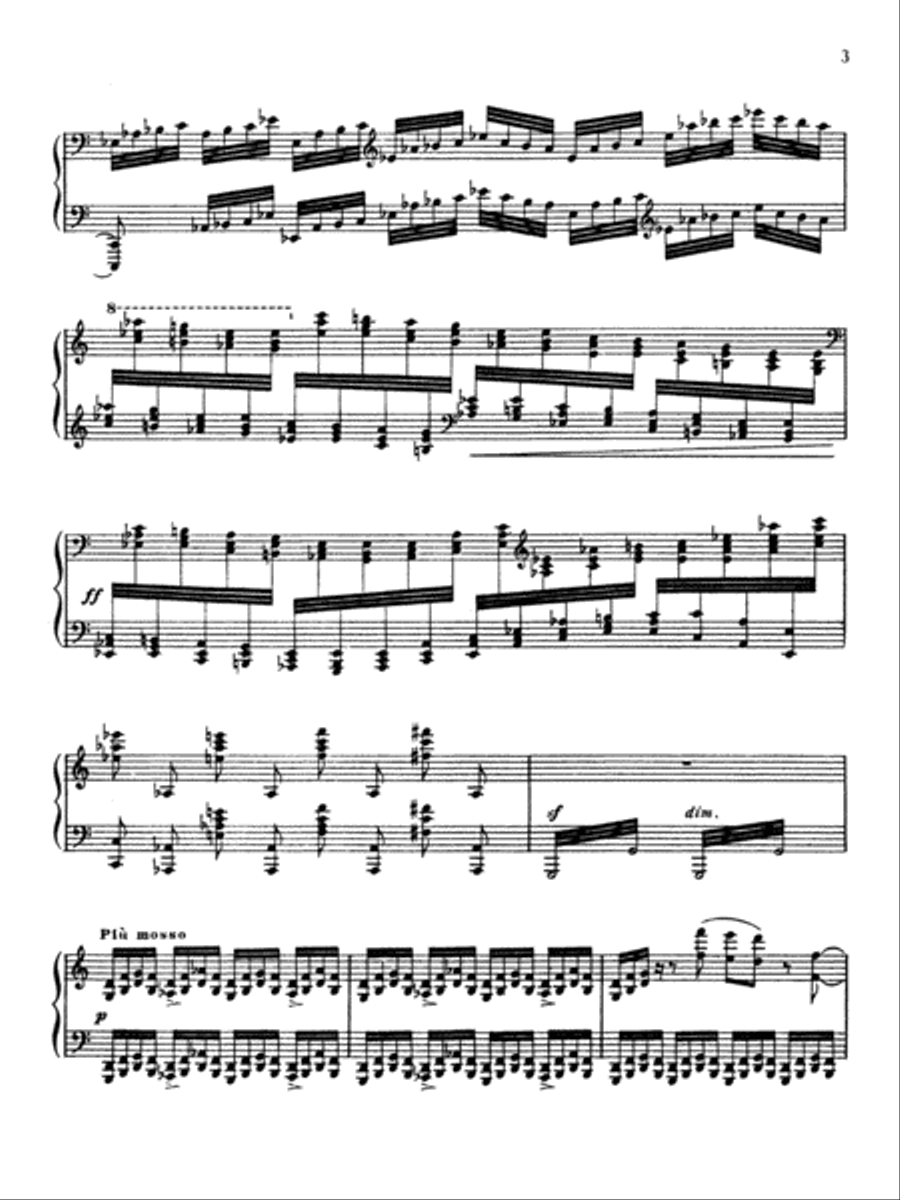 Saint-Saëns: Six Etudes, Op. 52 Piano Method scores gallery preview page 3