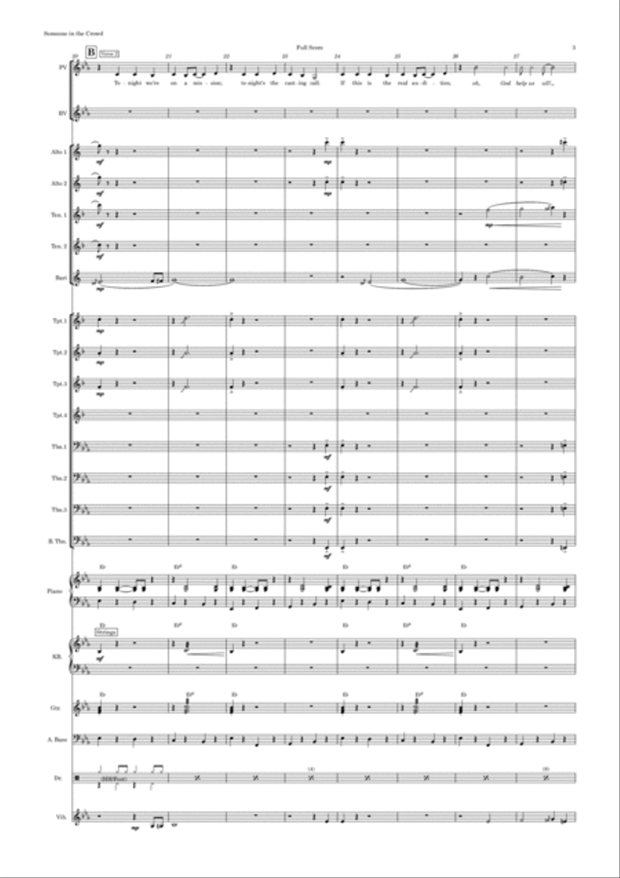 Someone In The Crowd Jazz Ensemble scores gallery preview page 3