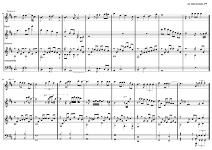 Nina Bonita Alto Saxophone scores gallery preview page 4