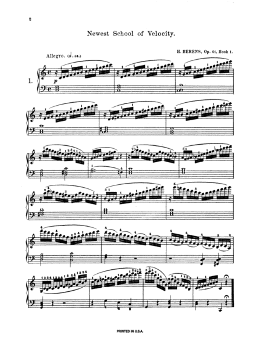School of Velocity, Op. 61 Piano Method scores gallery preview page 3