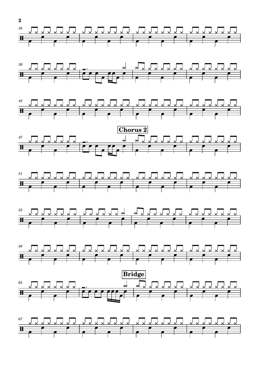 Moonshine Drum Set scores gallery preview page 2