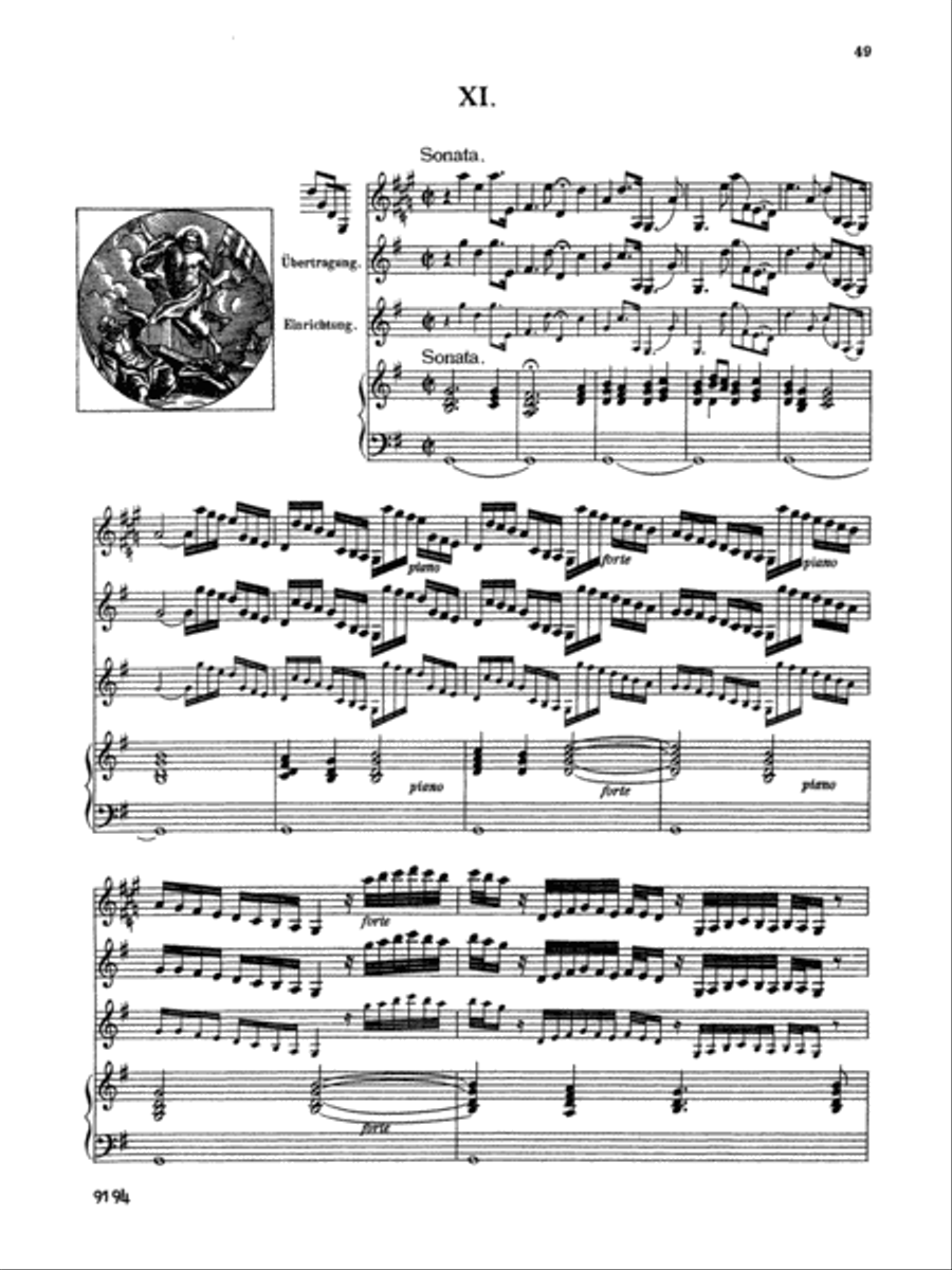 Biber: 16 Violin Sonatas, Volume II Violin scores gallery preview page 1