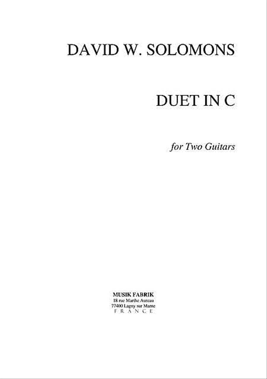 Duet in C School and Community scores gallery preview page 1