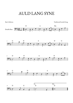 Auld Lang Syne (for Double Bass)