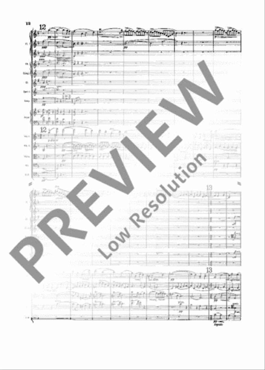 Symphony No. 1 Ab major Orchestra scores gallery preview page 21