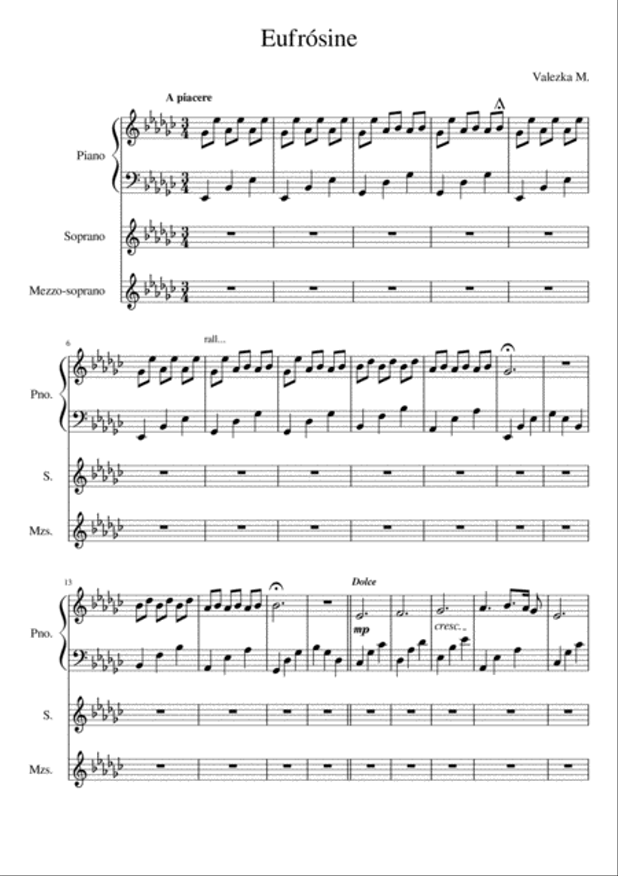 Eufrosine Eufrosine SA scores gallery preview page 1