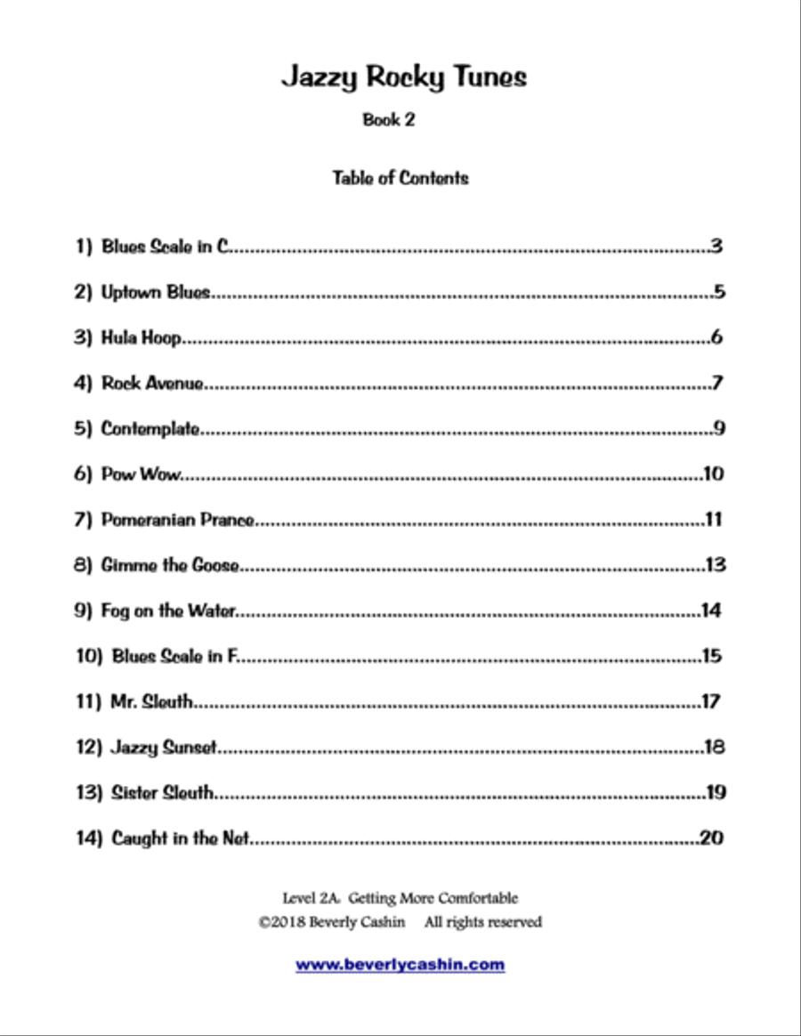 Jazzy Rocky Tunes, book 2 Piano Solo scores gallery preview page 5