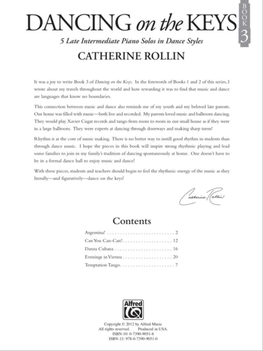 Dancing on the Keys, Book 3 Piano Solo scores gallery preview page 2