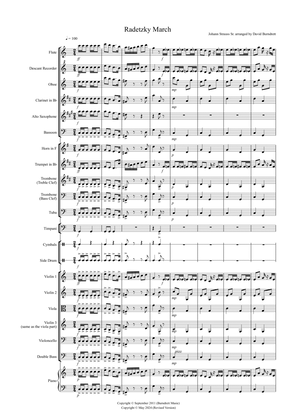 Radetzky March for School Orchestra (version two)