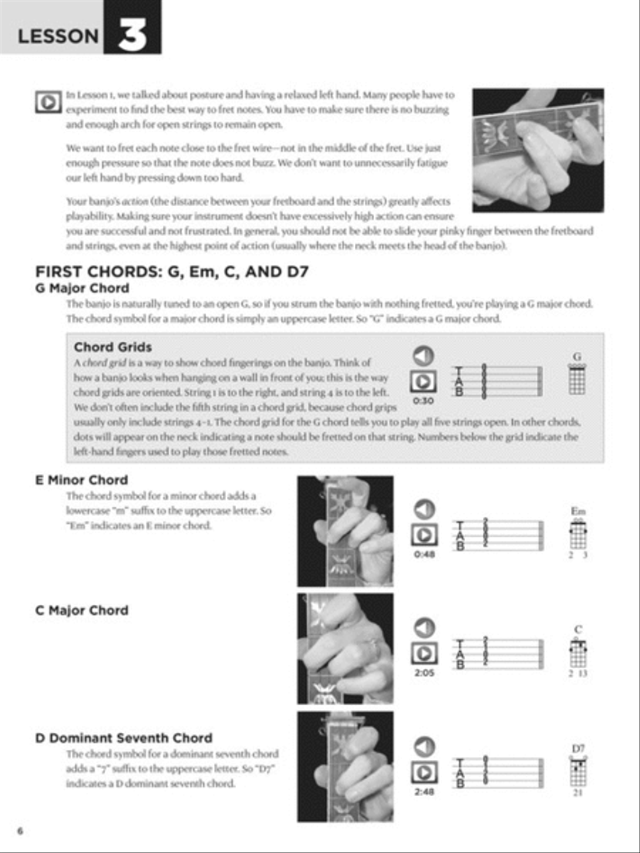 First 15 Lessons – Banjo Acoustic Guitar scores gallery preview page 5