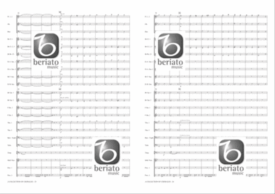 A Collection of Chorales Concert Band scores gallery preview page 13