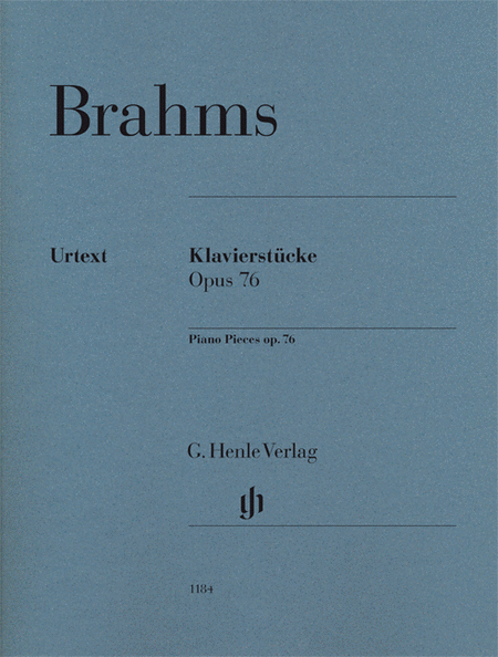 Johannes Brahms  : Piano Pieces Op. 76 Nos. 1-8