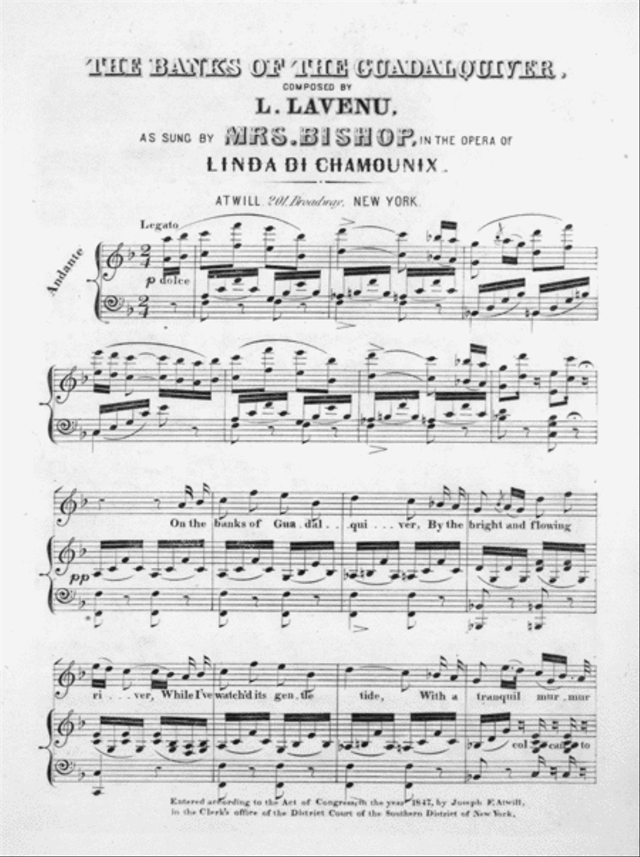 The Banks of the Guadalquiver Voice scores gallery preview page 2
