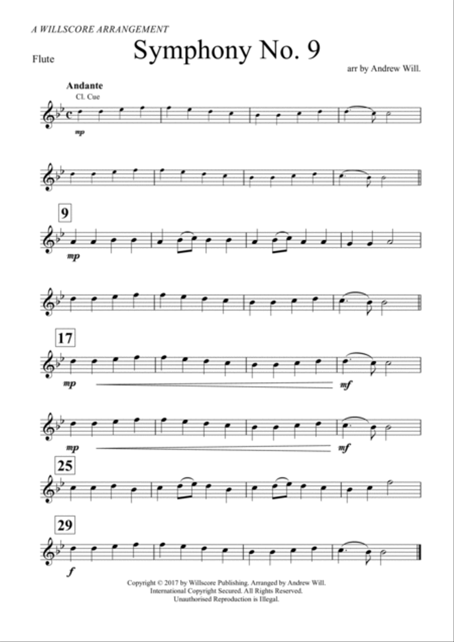 Symphony No.9 School and Community scores gallery preview page 5