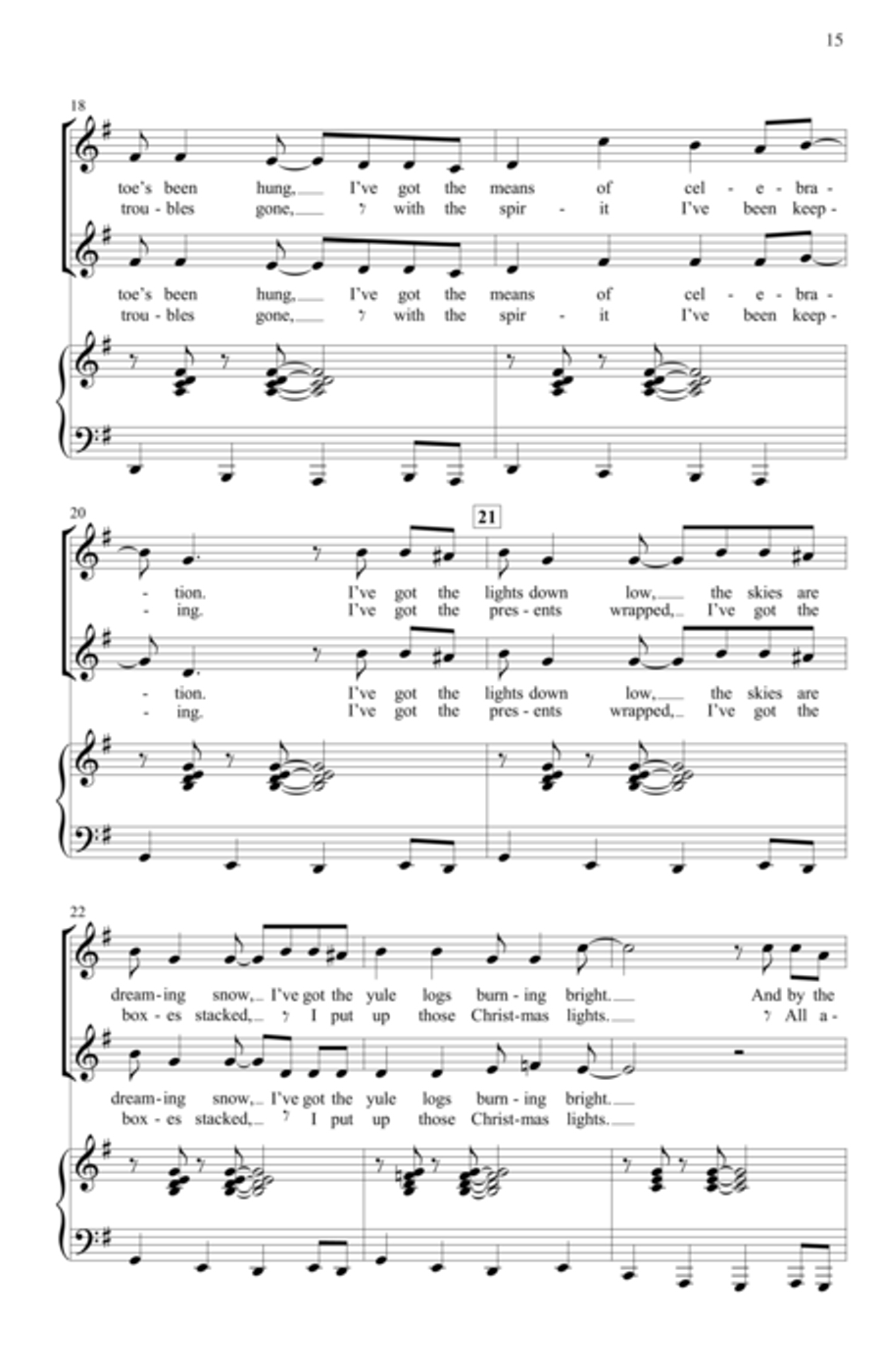 Top Christmas Pop 2-Part scores gallery preview page 3