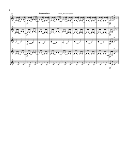 Russian Dance ("Trepak") (from "The Nutcracker Suite") (F) (French Horn Quintet)